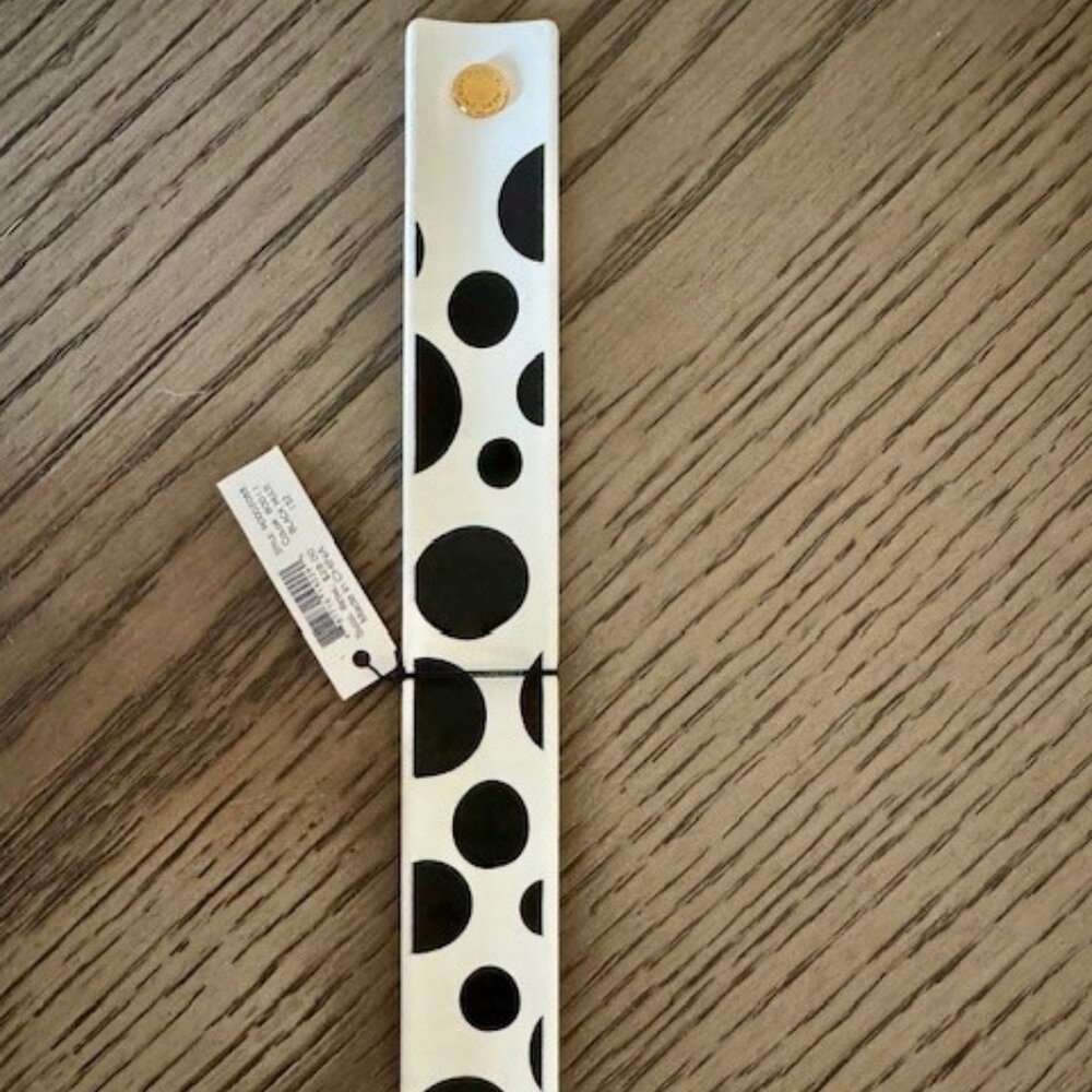 NWT MARC JACOBS polka dot slap bracelet